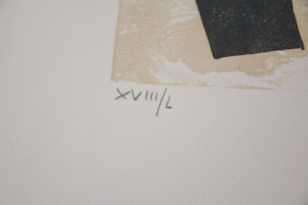 Justification du tirage numéroté XVIII / L (18/50) au graphite par André Lanskoy.