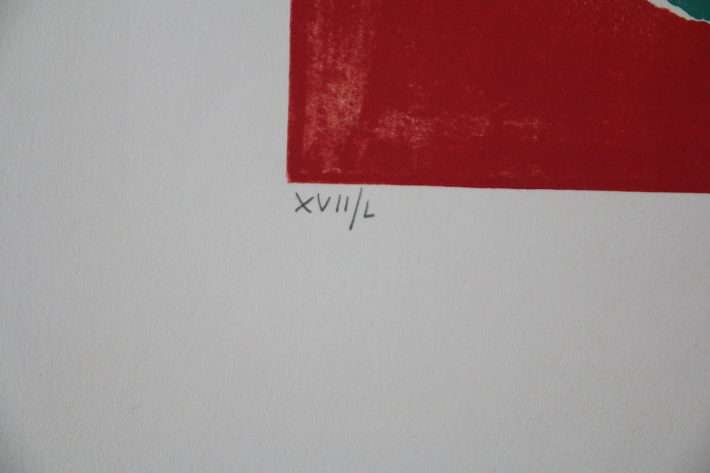 Justification du tirage numéroté XVIII / L (18/50) au graphite par l'artiste André Lanskoy.