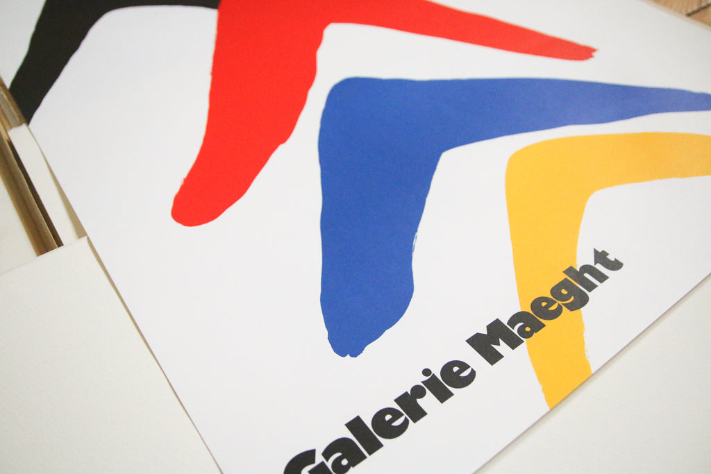 Alexander Calder — Stabiles — Affiche Lithographique Galerie Maeght
