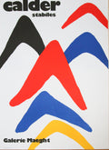Alexander Calder — Stabiles — Affiche Lithographique Galerie Maeght
