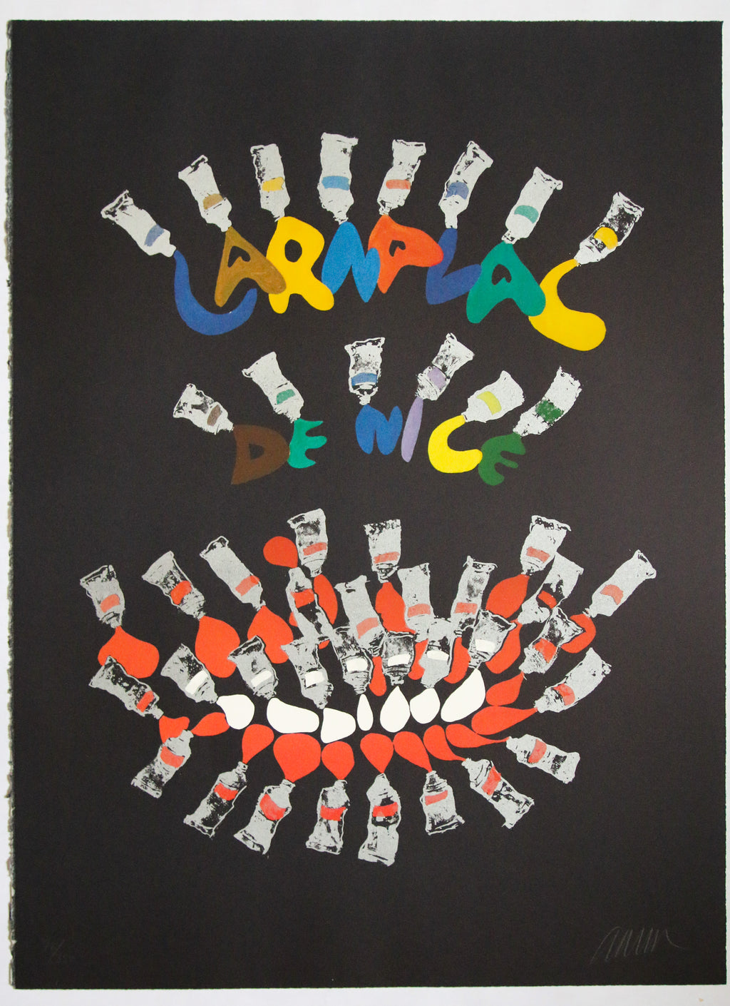 Arman - Carnaval de Nice - lithographie signée et numérotée
