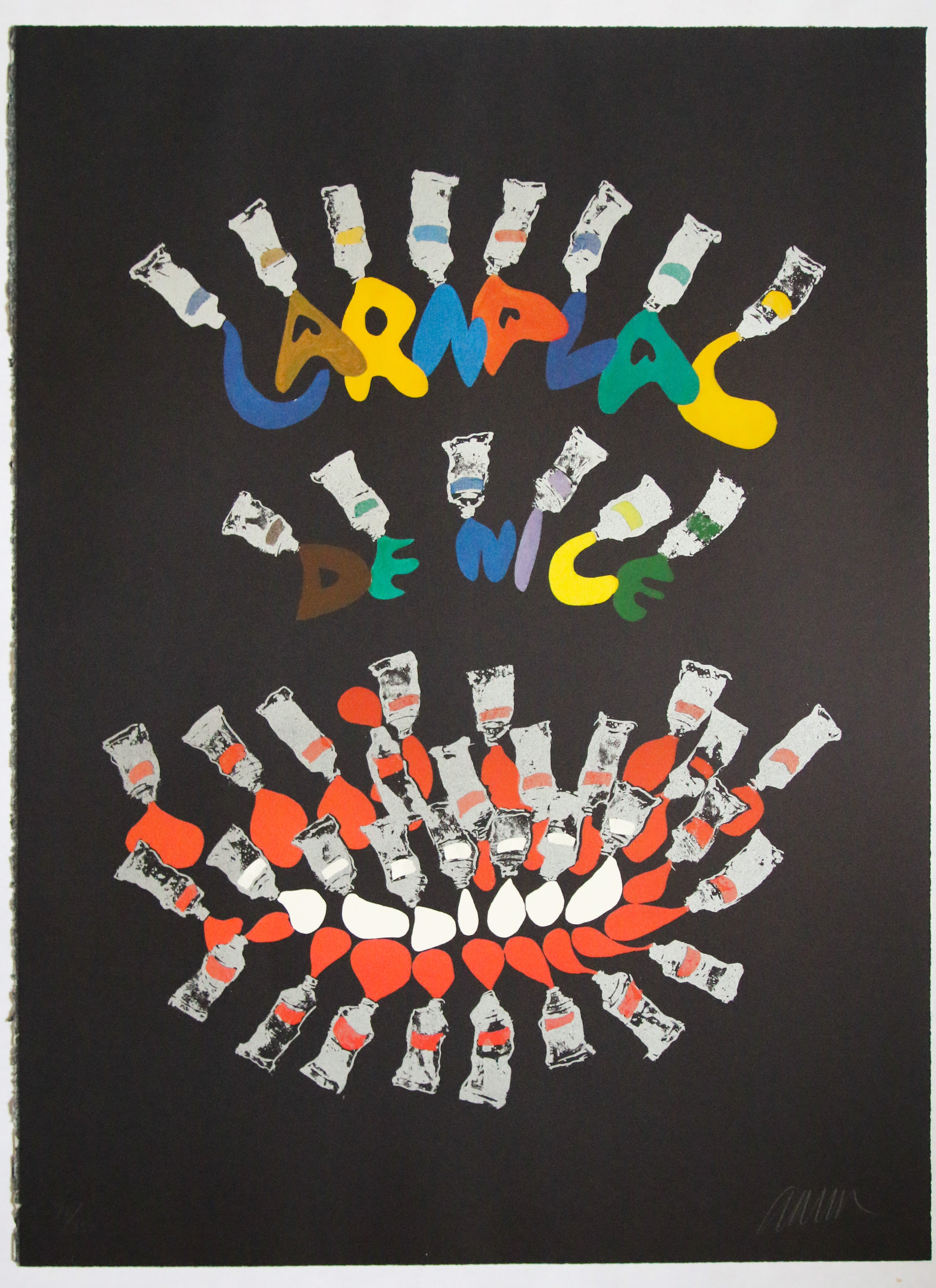 Arman - Carnaval de Nice - lithographie signée et numérotée