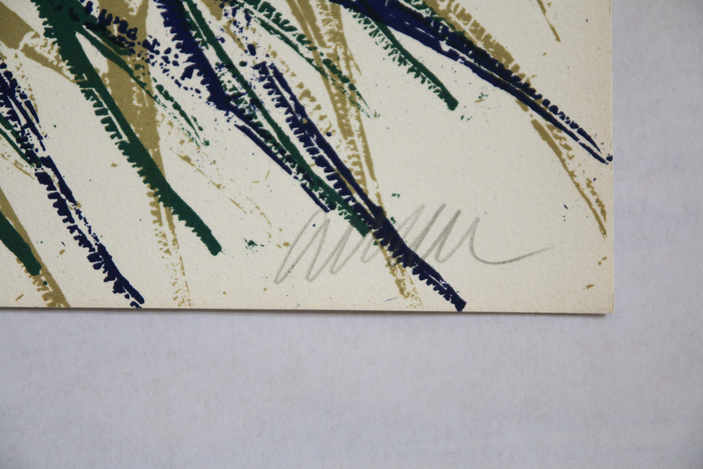 Signature originale d'Arman au crayon en bas à droite, œuvre authentifiée