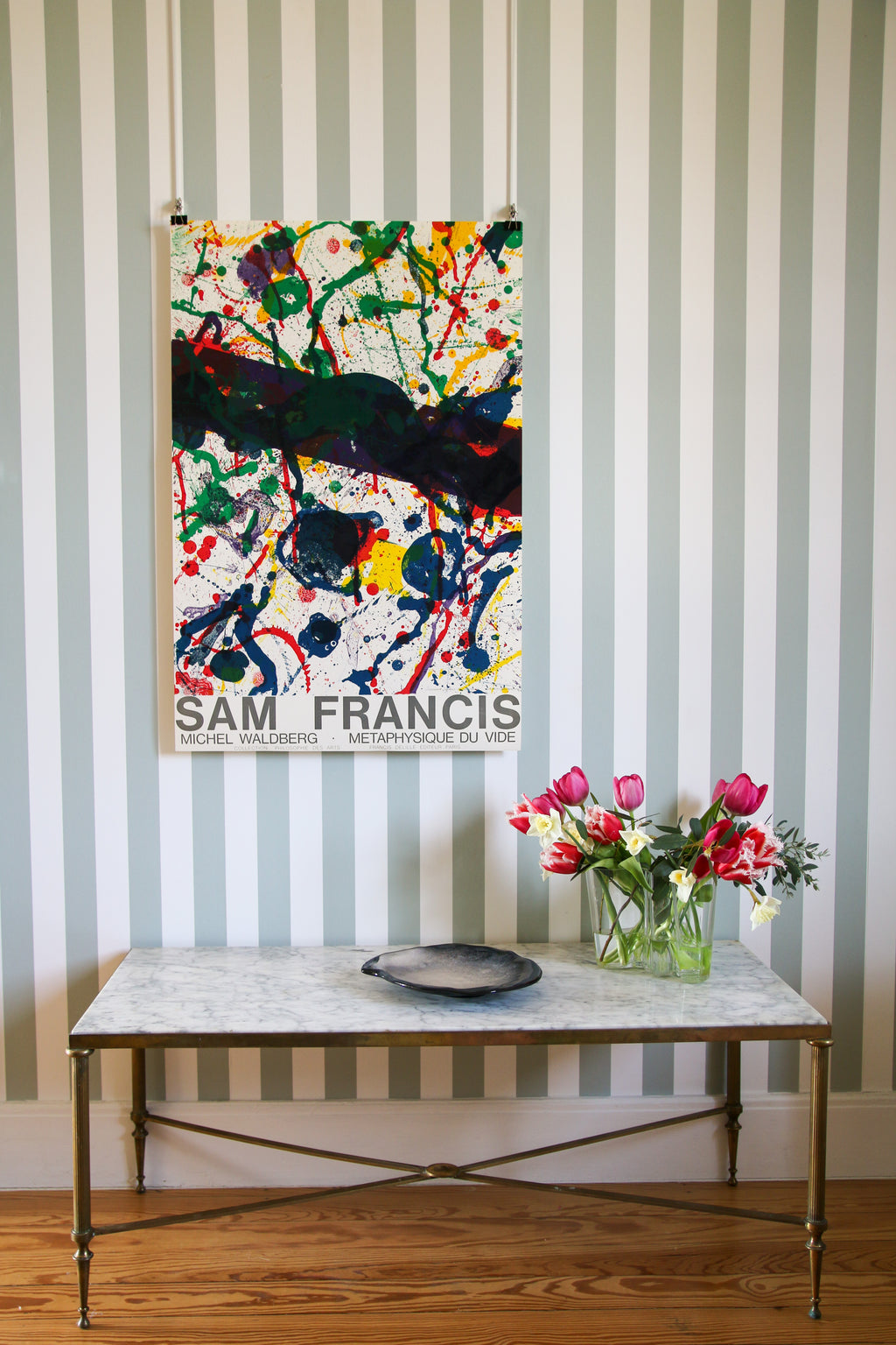 Sam Francis — Métaphysique du Vide — Affiche Lithographique Atelier Desjobert